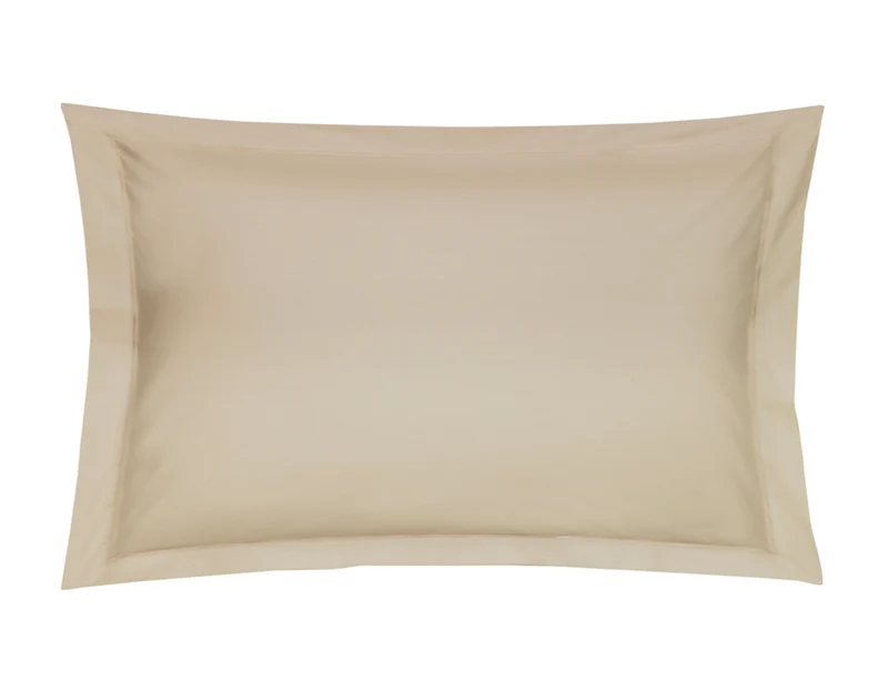 Taie d'oreiller unie - Satin de coton