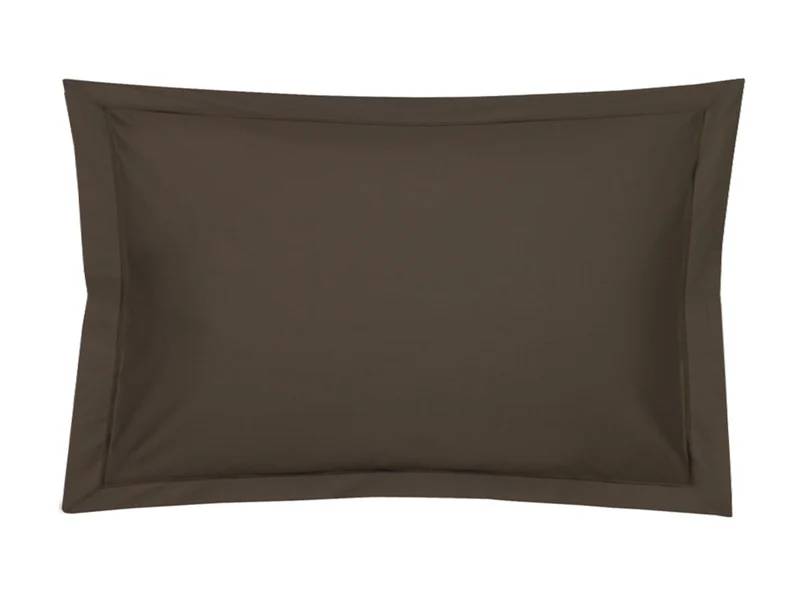 Taie d'oreiller unie - Satin de coton