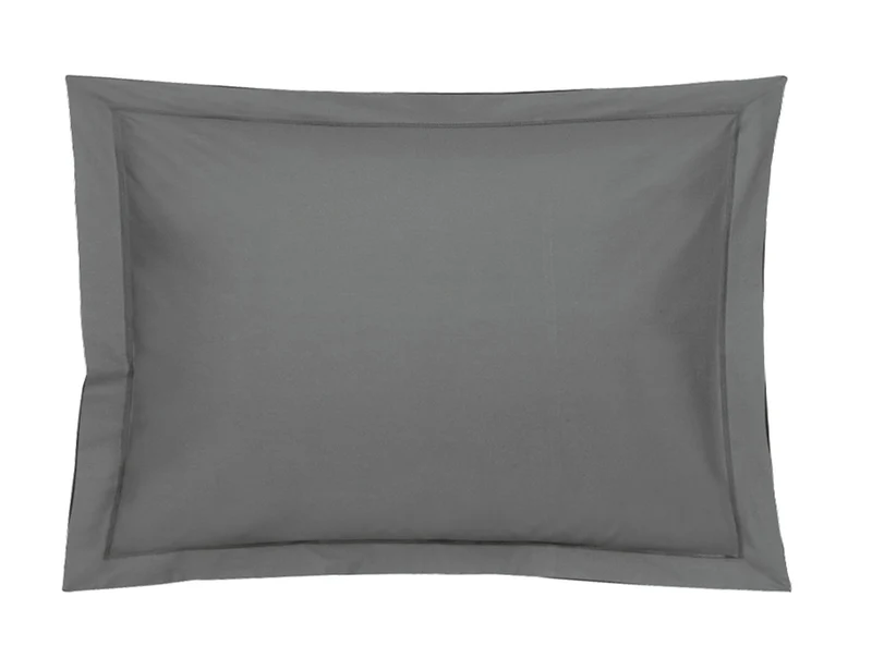 Taie d'oreiller unie - Satin de coton