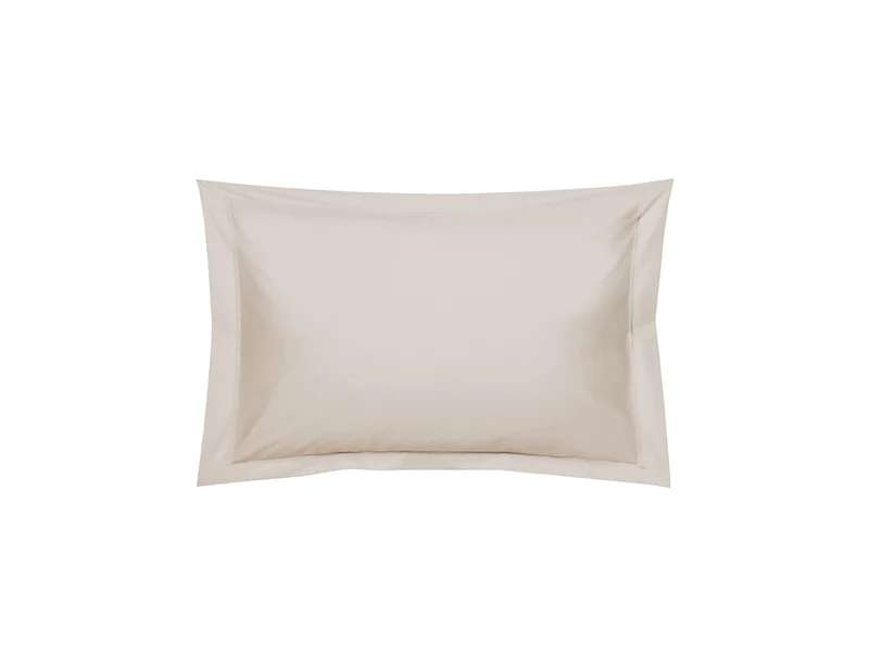 Taie d'oreiller Percale de coton - UNI BLANC DES VOSGES