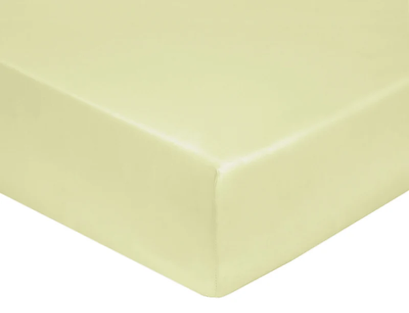 Drap-housse Percale de coton - UNI BLANC DES VOSGES