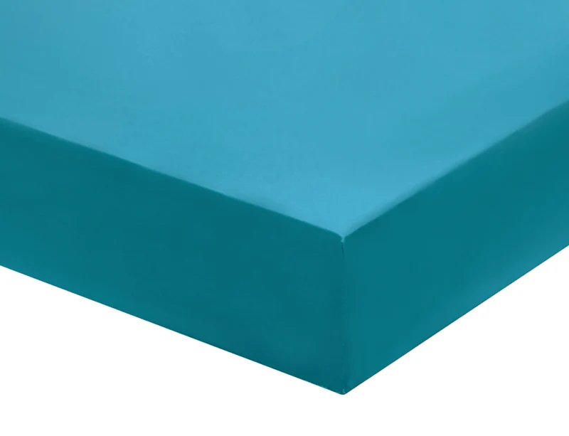 Drap-housse Percale de coton - UNI BLANC DES VOSGES