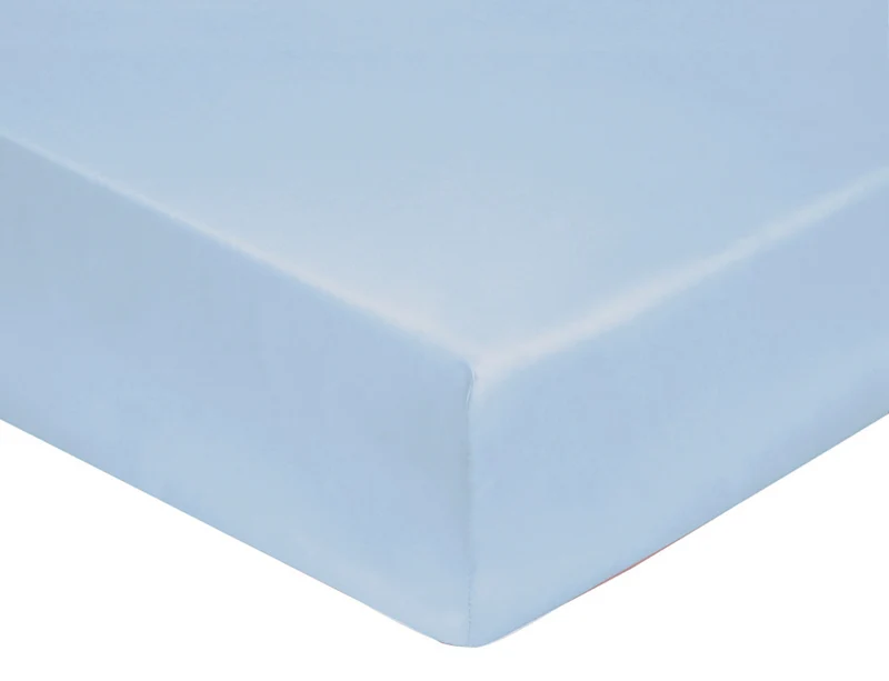 Drap-housse Percale de coton - UNI BLANC DES VOSGES