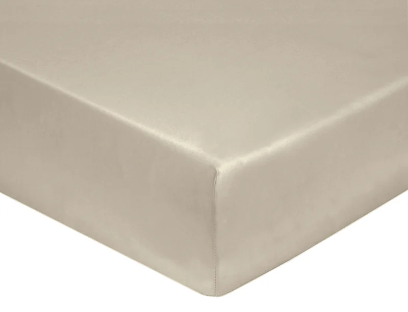 Drap-housse Percale de coton - UNI BLANC DES VOSGES