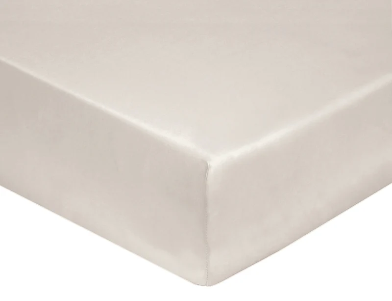 Drap-housse Percale de coton - UNI BLANC DES VOSGES