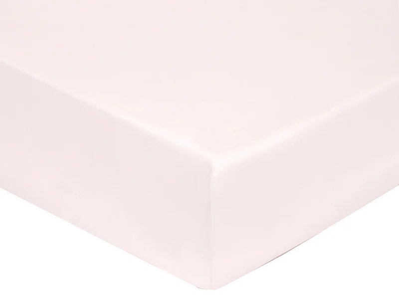 Drap-housse Percale de coton - UNI BLANC DES VOSGES
