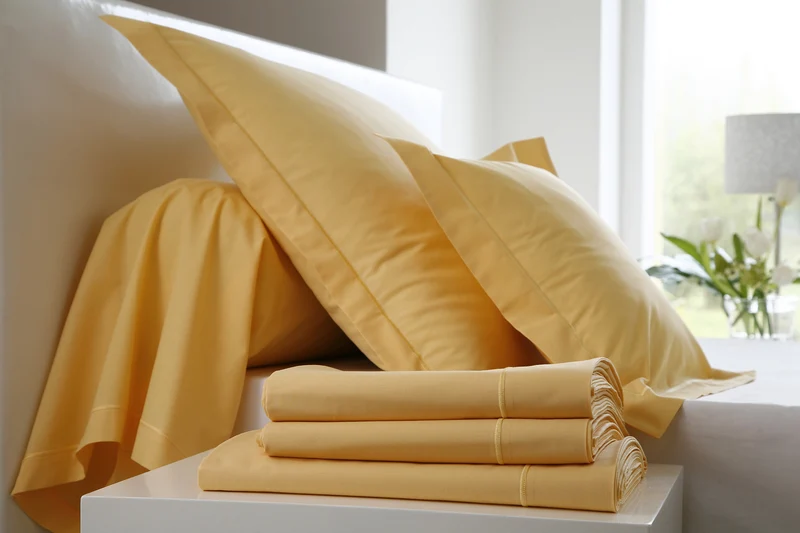 Drap housse 4 têtes uni - Percale de coton
