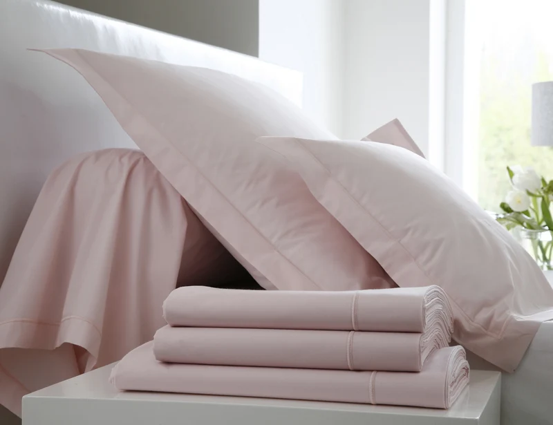 Drap housse 4 têtes uni - Percale de coton