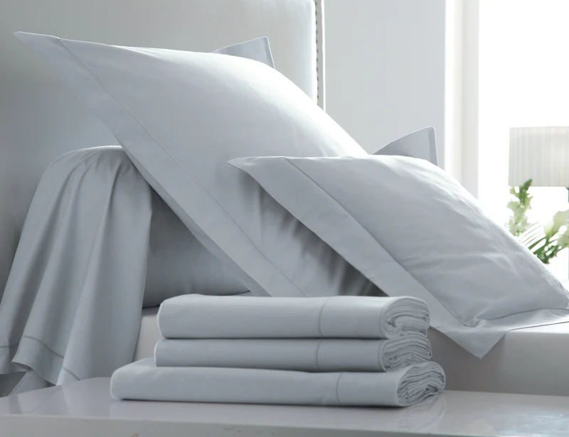 Drap housse 4 têtes uni - Percale de coton