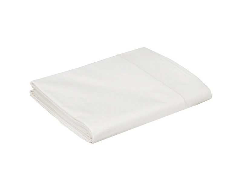 Drap plat - Satin de coton uni