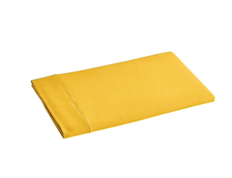 Drap plat - Satin de coton uni