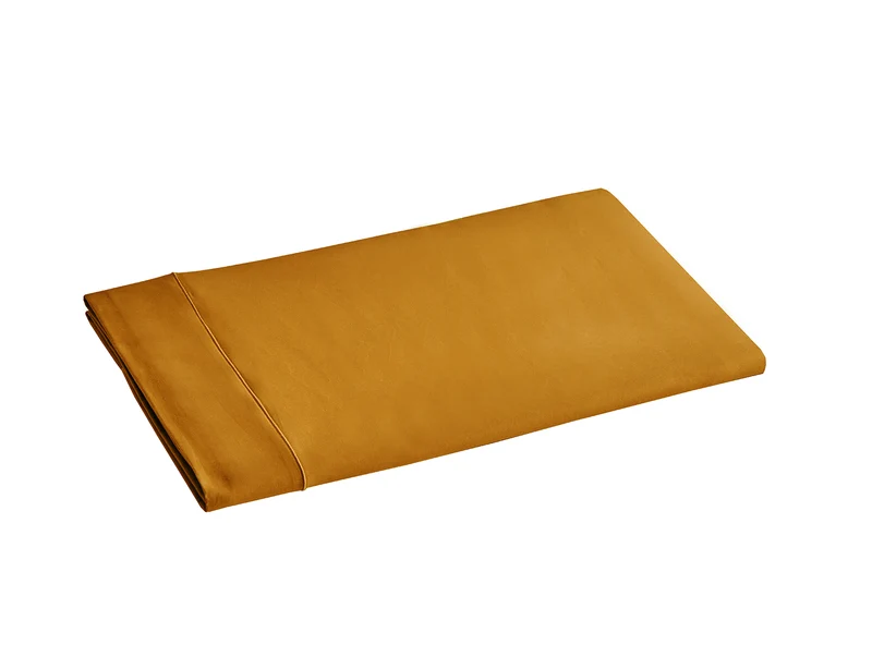 Drap plat - Satin de coton uni