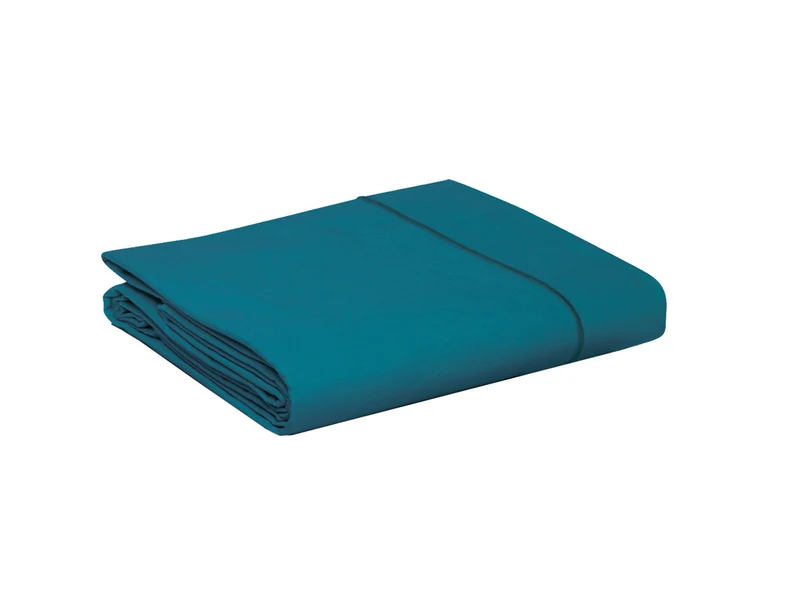 Drap plat - Satin de coton uni