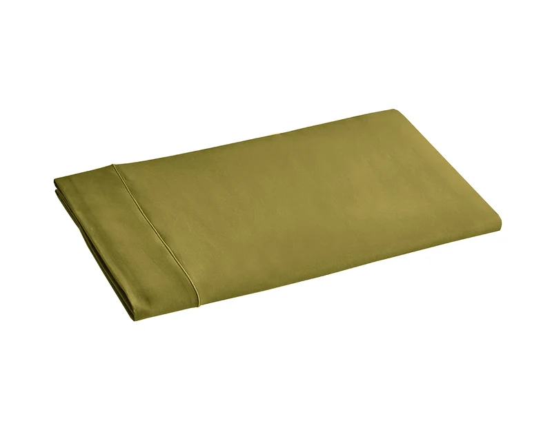 Drap plat - Satin de coton uni