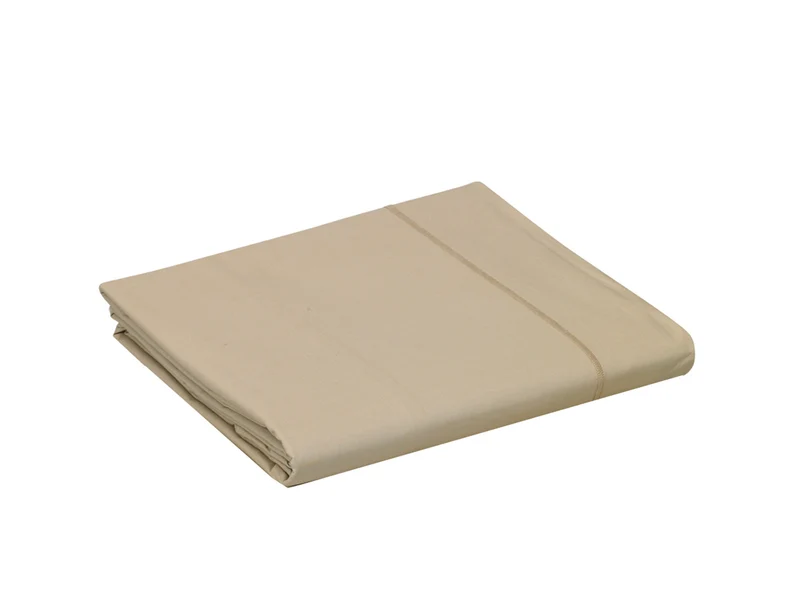 Drap plat - Satin de coton uni
