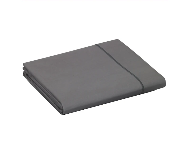Drap plat - Satin de coton uni