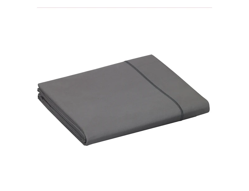 Drap plat Percale de coton - UNI BLANC DES VOSGES
