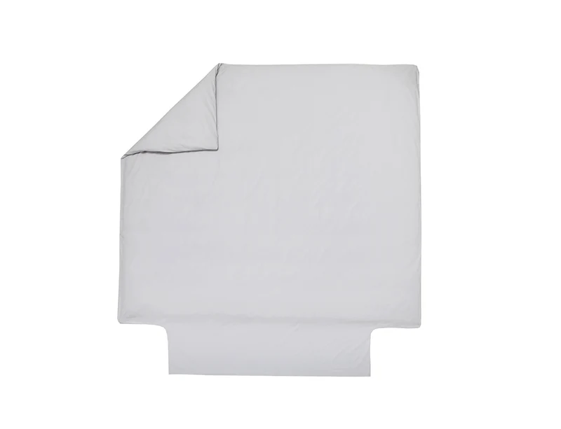 Housse de couette Percale de coton - UNI BLANC DES VOSGES