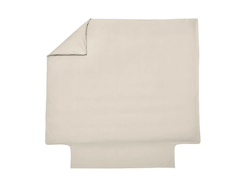 Housse de couette Percale de coton - UNI BLANC DES VOSGES