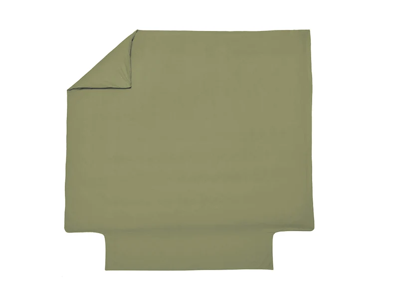 Housse de couette Percale de coton - UNI BLANC DES VOSGES