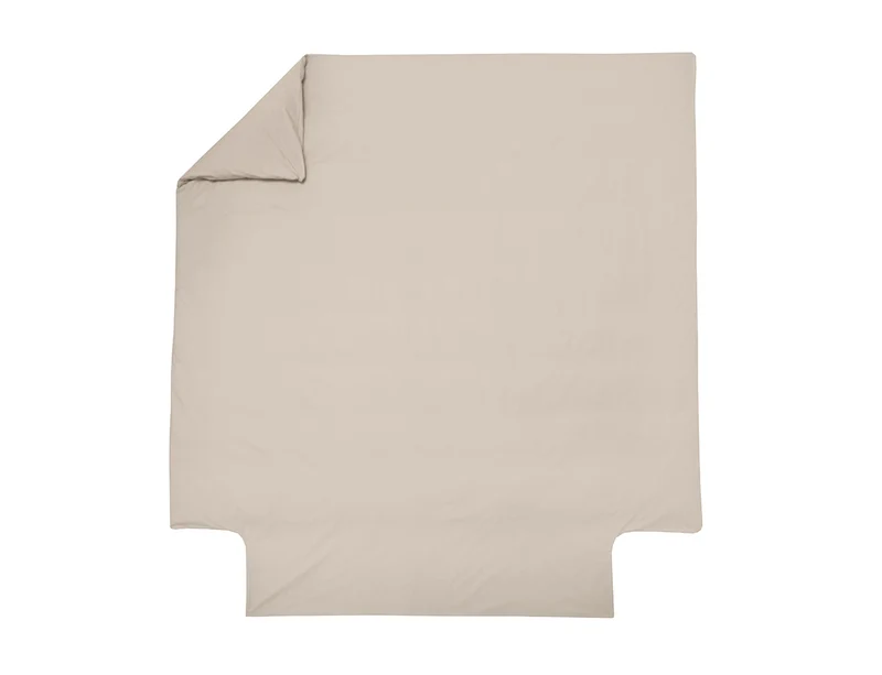 Housse de couette Percale de coton - UNI BLANC DES VOSGES