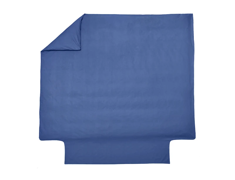 Housse de couette Percale de coton - UNI BLANC DES VOSGES