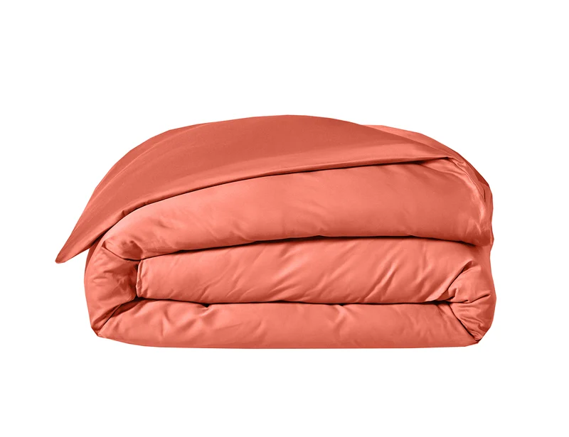 Housse de couette - Satin de coton uni