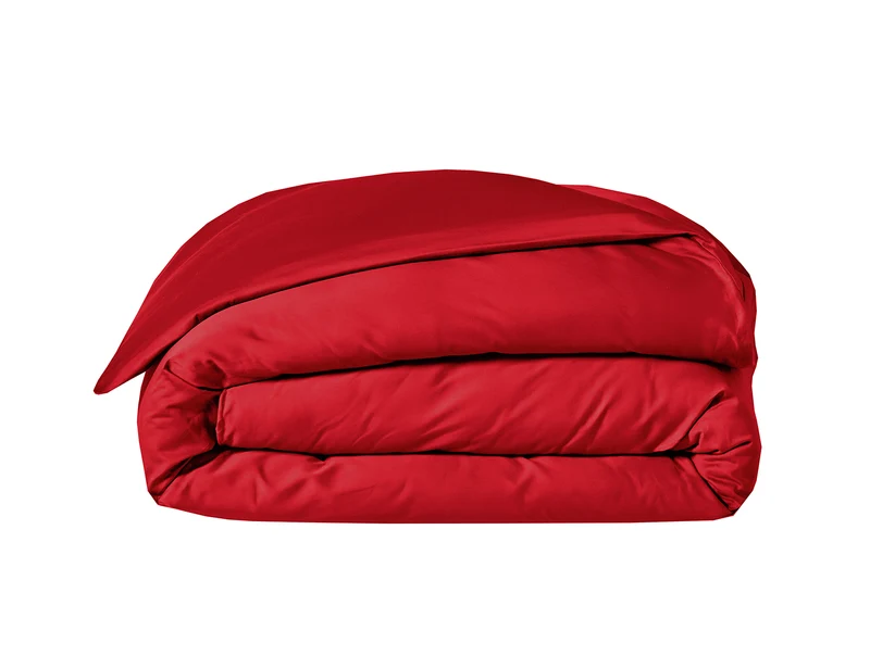 Housse de couette - Satin de coton uni