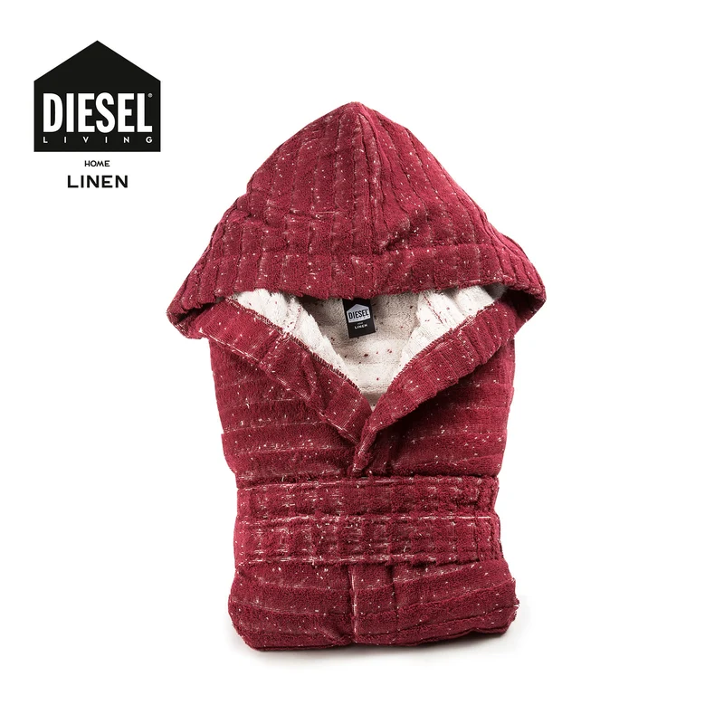 Accappatoio con Cappuccio gradient diesel in Cotone 430 gr/mq
