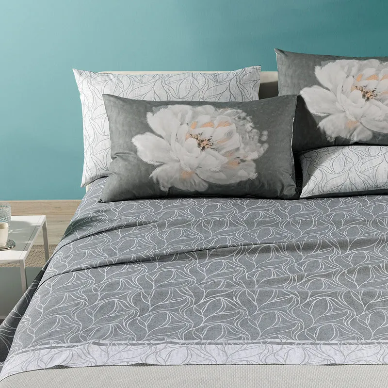 Completo Lenzuola peony Fior di Cotone