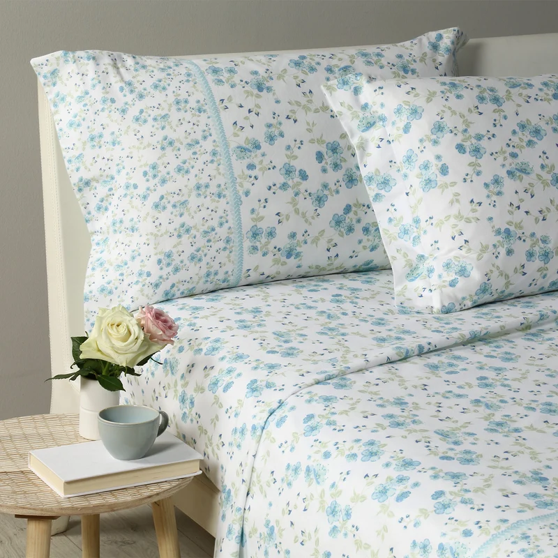 Completo Lenzuola armonia Floreale in Flanella