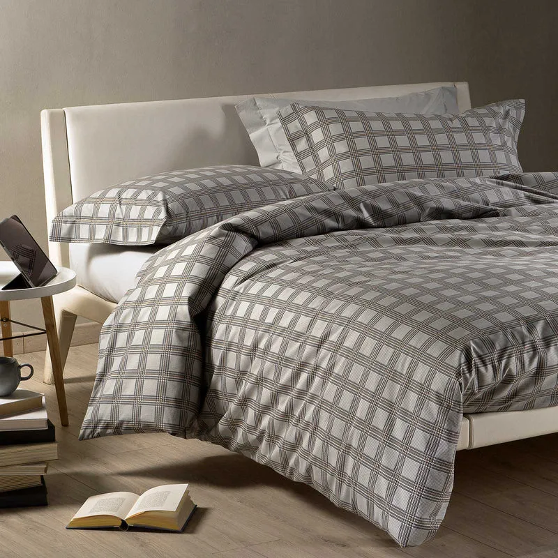 Copripiumino con federe galles Tartan Club in Cotone