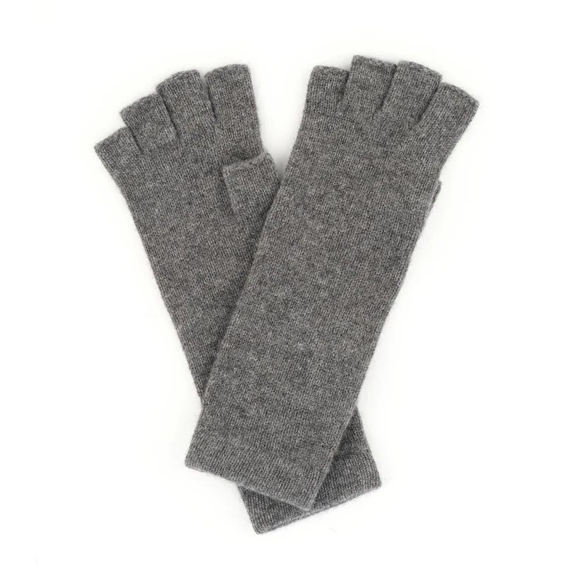 Mitaines cachemire - Gris