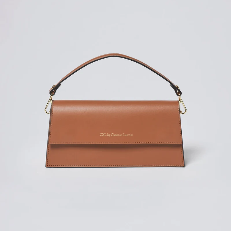 Sac bandoulière Clemenceau en cuir de veau