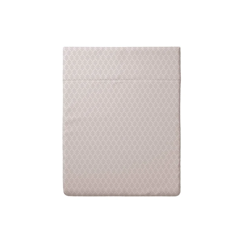 Drap plat satin de coton - Garden micro Beige