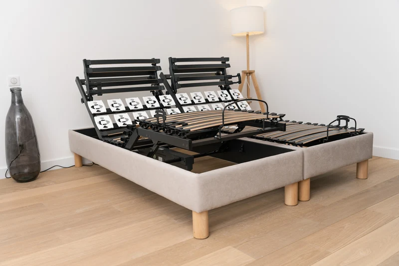 Sommier Électrique double - fabrication artisanale française