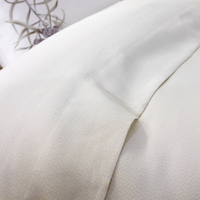 Drap-housse satin de coton - Garden Micro taupe