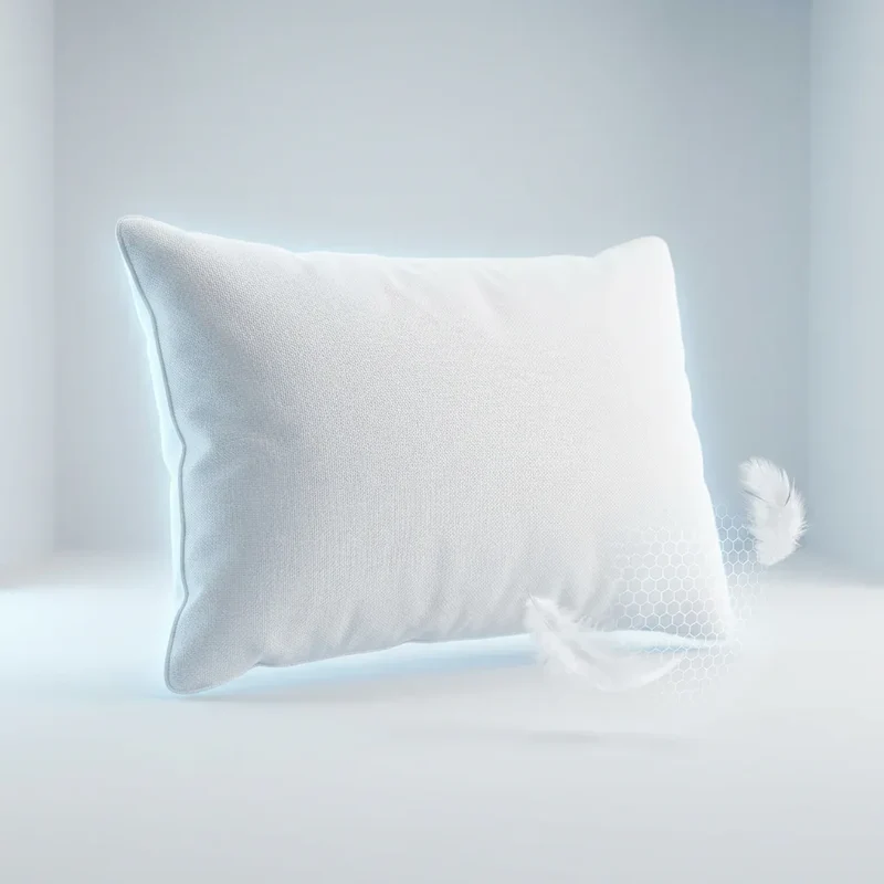 Oreiller Hypoallergénique – Confort Duvet & Enveloppe 100% Coton