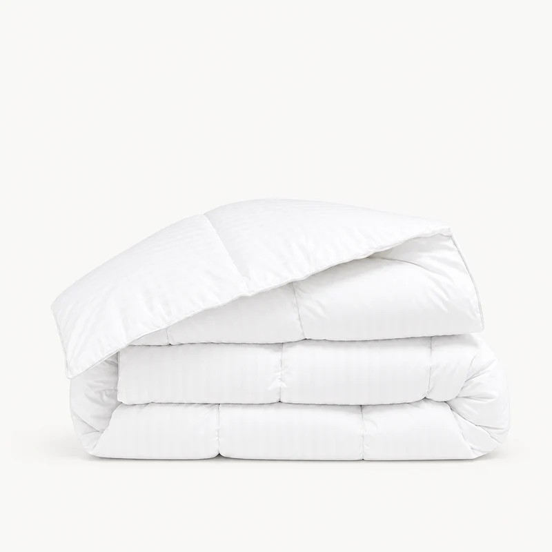 Couette 100 % laine naturelle – Enveloppe satin de coton 120 fils/cm²