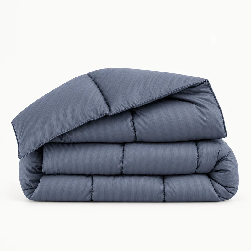 Couette 100 % laine naturelle – Enveloppe satin de coton 120 fils/cm²