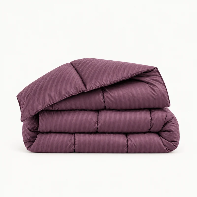 Couette 100 % laine naturelle – Enveloppe satin de coton 120 fils/cm²