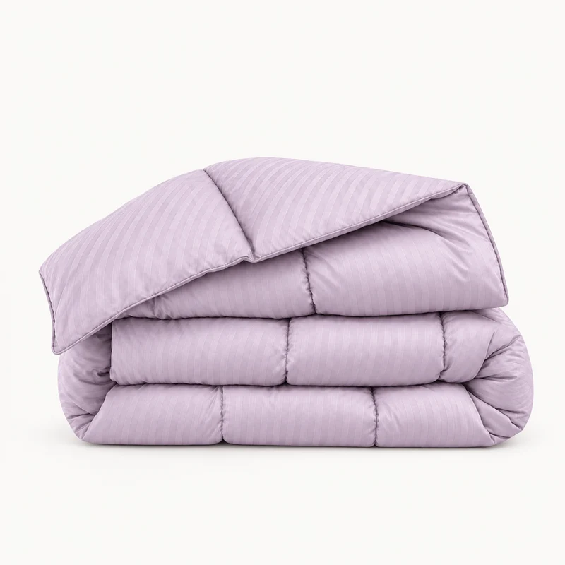 Couette 100 % laine naturelle – Enveloppe satin de coton 120 fils/cm²