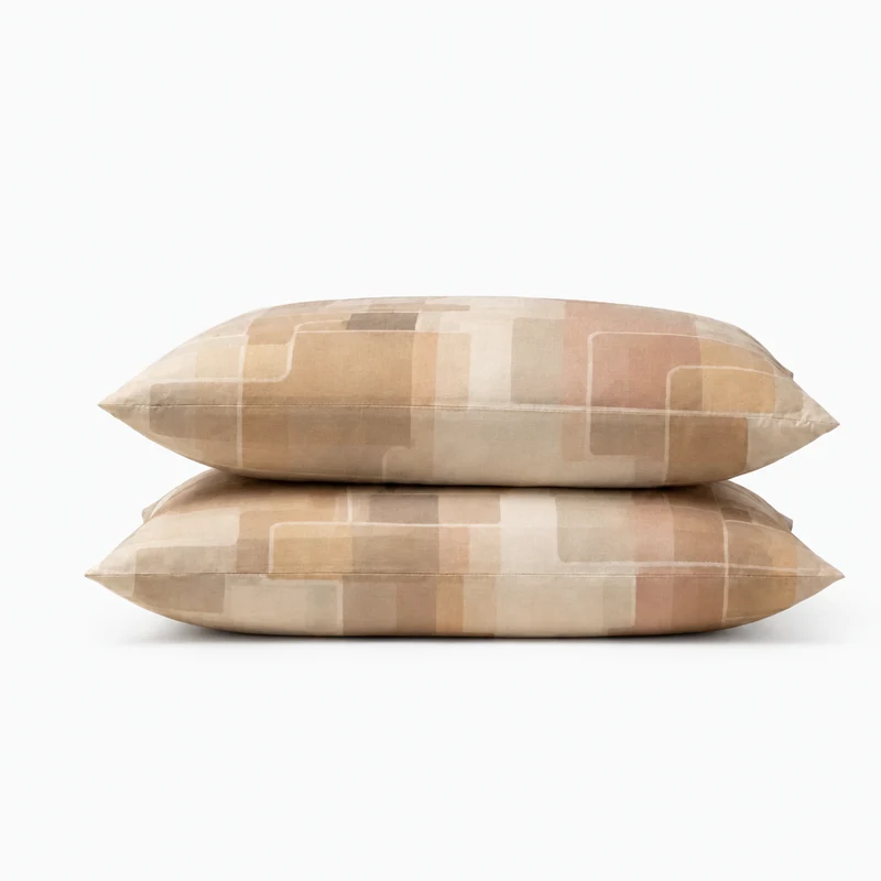 2 Taies d'oreiller polycoton renforcé