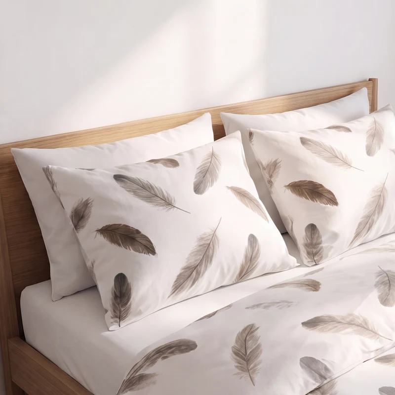 2 Taies d'oreiller polycoton renforcé