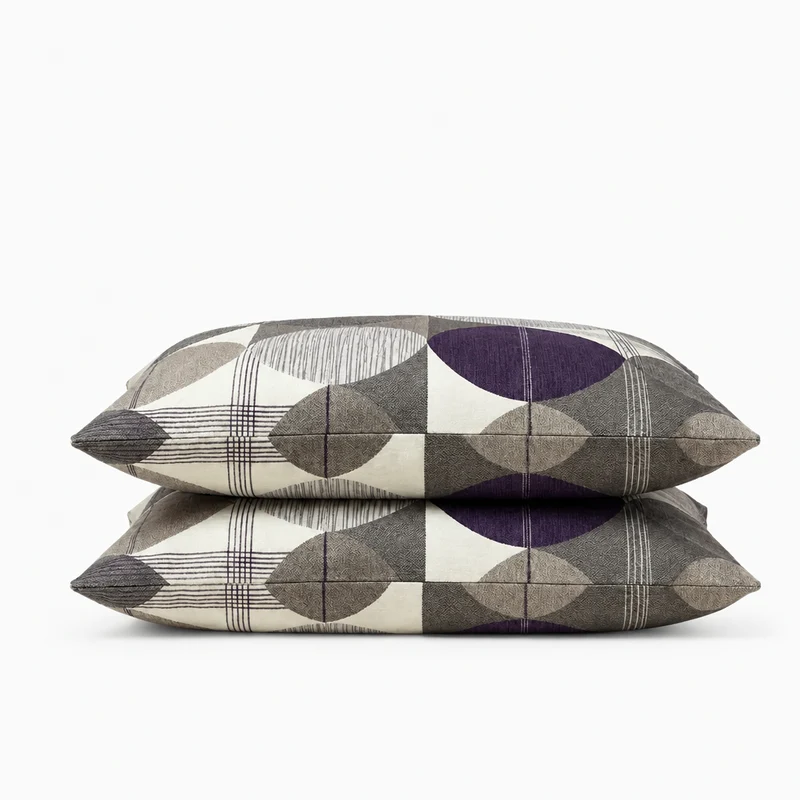 2 Taies d'oreiller polycoton renforcé