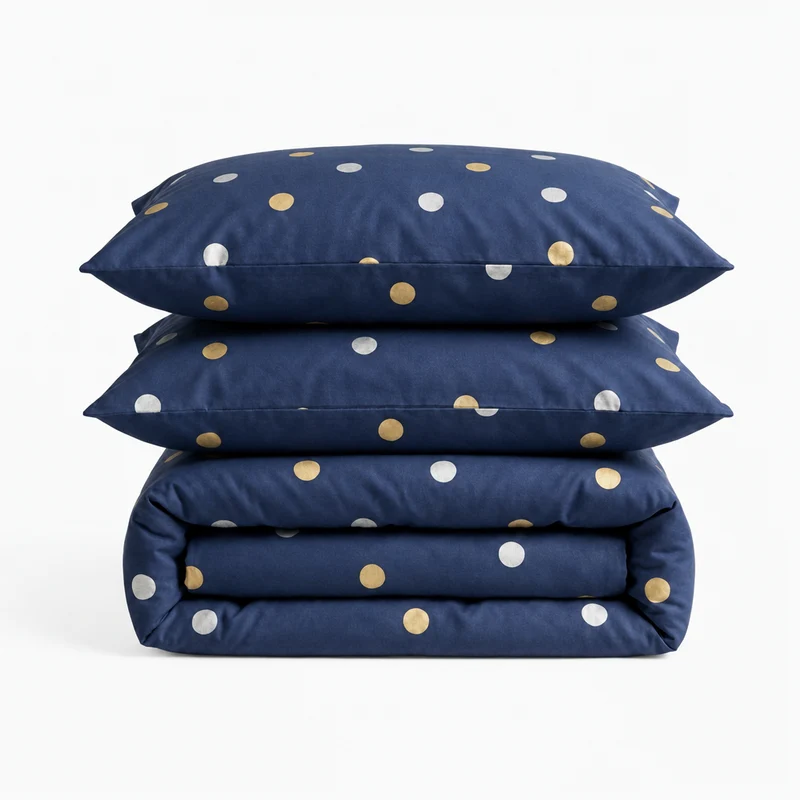Parure percale de coton 100 fils/cm²