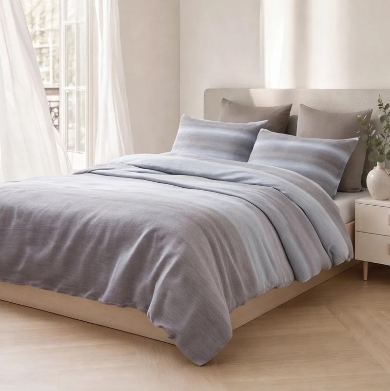 Parure percale de coton 100 fils/cm²