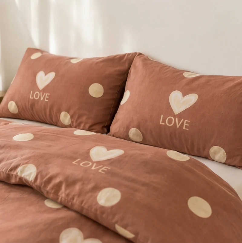 2 Taies d'oreiller percale de coton 100 fils/cm2