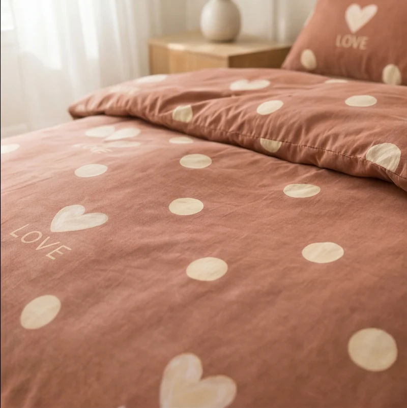 Housse de couette percale de coton 100 fils/cm²