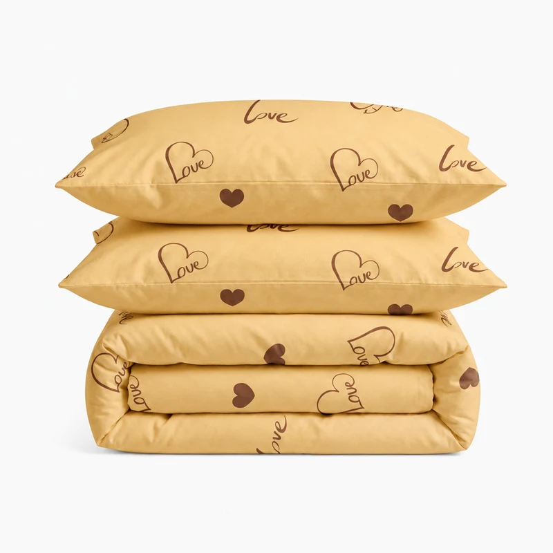 Parure percale de coton 100 fils/cm²